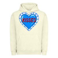 Pigment Pistachio valentine's day hearts Urban Hoodie - FaDigitalArtStudio