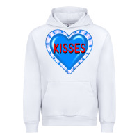 White valentine's day hearts Urban Hoodie - FaDigitalArtStudio