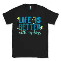 Black life is better with my boys Classic Tee - MaliasSmallBusiness