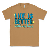 Toasted Coconut life is better with my boys Classic Tee - MaliasSmallBusiness
