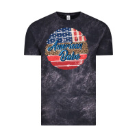Cloud Black leopard merica Vintage Tee - MaliasSmallBusiness