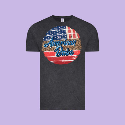 Leopard Merica Vintage Tee Designed By Maliassmallbusiness
