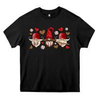 Black baseball gnome Heavy Core Tee - HRA Design Shop