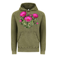 Vintage Olive eagle claws cacti Vintage Hoodie - LillyAllenDesigns