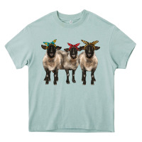 3 Sheeps Suffolk Ewe With Bandana Heavy Core Tee | Teevron