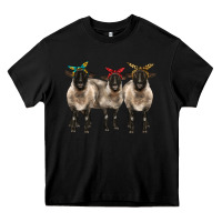 Black 3 sheeps suffolk ewe with bandana Heavy Core Tee - BarkalooDesign