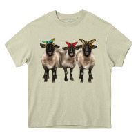 Mossy 3 sheeps suffolk ewe with bandana Heavy Core Tee - BarkalooDesign