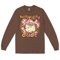 Chestnut holly jolly dude Long Sleeve Tee - MaliasSmallBusiness