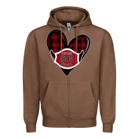 Chestnut Can't mask my love for you Zipper Hoodie - Bettercallsaul
