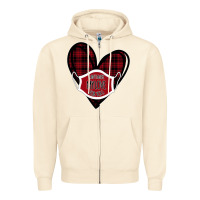 Sandshell Can't mask my love for you Zipper Hoodie - Bettercallsaul