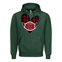 Sports Green Can't mask my love for you Zipper Hoodie - Bettercallsaul