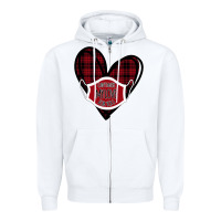 White Can't mask my love for you Zipper Hoodie - Bettercallsaul