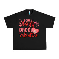 Black sorry boys daddy is my valentine Urban Heavy Tee - MaliasSmallBusiness