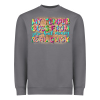 Storm my temper goes from zerobail money real quick Heavyweight Sweatshirt - NancyCooperArtShop