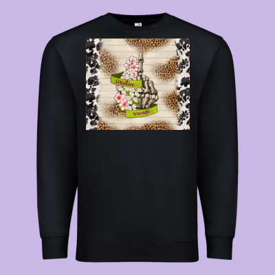 Sensitive Savage Premium Sweatshirt Designed By Tumblerdesignbyshophia