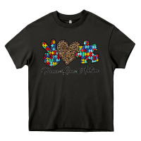Asphalt peace love autism1 Heavy Core Tee - CowhideDigitalArt