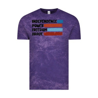 Cloud Purple indepence power freedom brave Vintage Tee - MaliasSmallBusiness