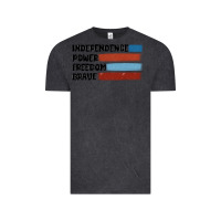Vintage Black indepence power freedom brave Vintage Tee - MaliasSmallBusiness