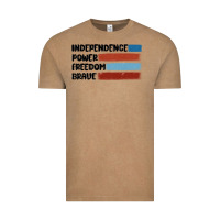 Vintage Coffee indepence power freedom brave Vintage Tee - MaliasSmallBusiness