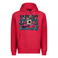 Cardinal Game day soccer Premium Hoodie - HowdyJamesFarm