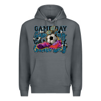 Rock Game day soccer Premium Hoodie - HowdyJamesFarm
