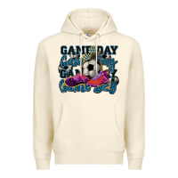 Sandshell Game day soccer Premium Hoodie - HowdyJamesFarm