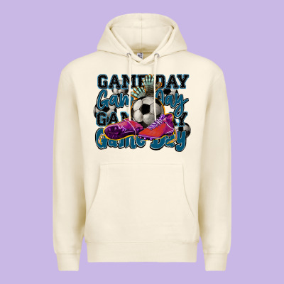 Game Day Soccer Premium Hoodie Designed By Howdyjamesfarm