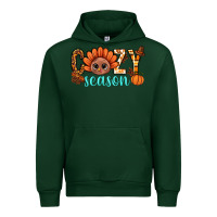 Forest Green turkey cozy season thanksgiving bbs Urban Hoodie - BundleAndBundleShop