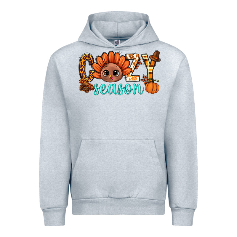 Turkey Cozy Season Thanksgiving Bbs Urban Hoodie by BundleAndBundleShop | Teevron