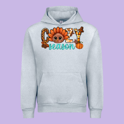 Turkey Cozy Season Thanksgiving Bbs Urban Hoodie Designed By Bundleandbundleshop