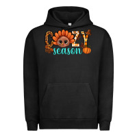 Pigment Black turkey cozy season thanksgiving bbs Urban Hoodie - BundleAndBundleShop