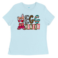 Baby Blue Egg Hunter Ladies Tee - CowhideDigitalArt