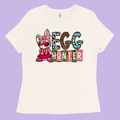 Egg Hunter Ladies Tee Designed By Cowhidedigitalart