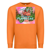 Carrot just a girl who loves flamingo Premium Sweatshirt - TumblerDesignByShophia