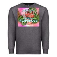 Charcoal Heather just a girl who loves flamingo Premium Sweatshirt - TumblerDesignByShophia