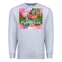 Heather Grey just a girl who loves flamingo Premium Sweatshirt - TumblerDesignByShophia