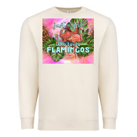 Sandshell just a girl who loves flamingo Premium Sweatshirt - TumblerDesignByShophia