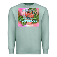 Seafoam just a girl who loves flamingo Premium Sweatshirt - TumblerDesignByShophia