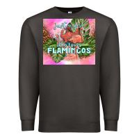 Smoke just a girl who loves flamingo Premium Sweatshirt - TumblerDesignByShophia