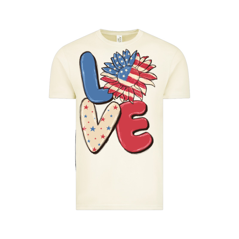 Love 4th Of July Vintage Tee by MaliasSmallBusiness | Teevron