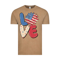 Vintage Coffee love 4th of july Vintage Tee - MaliasSmallBusiness