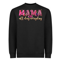 Black mama all day everyday Heavyweight Sweatshirt - NancyCooperArtShop