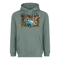 Sage Small town USA truck 4th of july Heavyweight Hoodie - HowdyJamesFarm