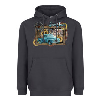 Smoke Small town USA truck 4th of july Heavyweight Hoodie - HowdyJamesFarm