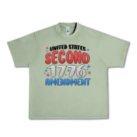 Oil Green united states second 1776 amendment Urban Heavy Tee - MaliasSmallBusiness