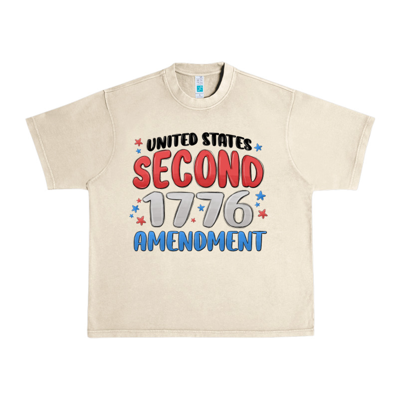 United States Second 1776 Amendment Urban Heavy Tee by MaliasSmallBusiness | Teevron