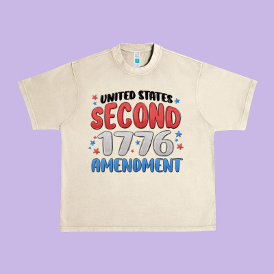 United States Second 1776 Amendment Urban Heavy Tee Designed By Maliassmallbusiness