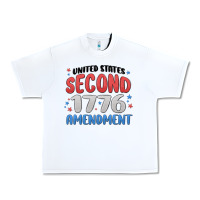 White united states second 1776 amendment Urban Heavy Tee - MaliasSmallBusiness
