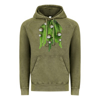 Vintage Olive Selenicereus Cactus Vintage Hoodie - LillyAllenDesigns