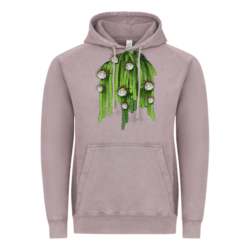 Selenicereus Cactus Vintage Hoodie by LillyAllenDesigns | Teevron